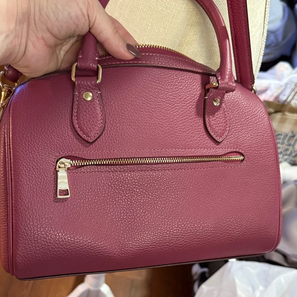 Coach limited edition pink Rowan Satchel - Picture 5 of 8